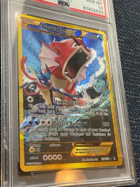 Gyarados EX 2016 Pokemon XY Breakpoint 123 122 Secret Rare PSA 10 Shiny