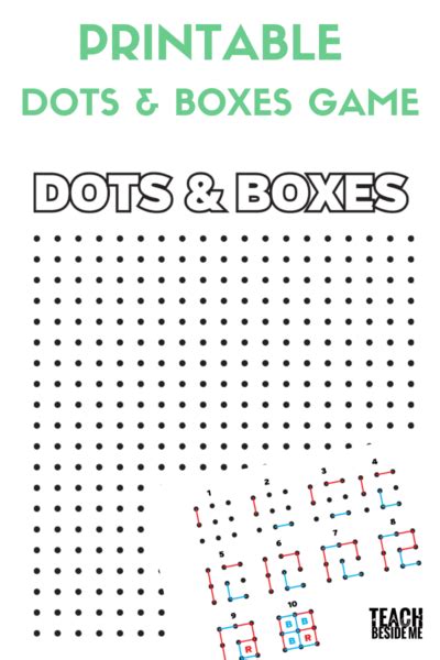 Dots And Boxes Game How To Play Teach Beside Me