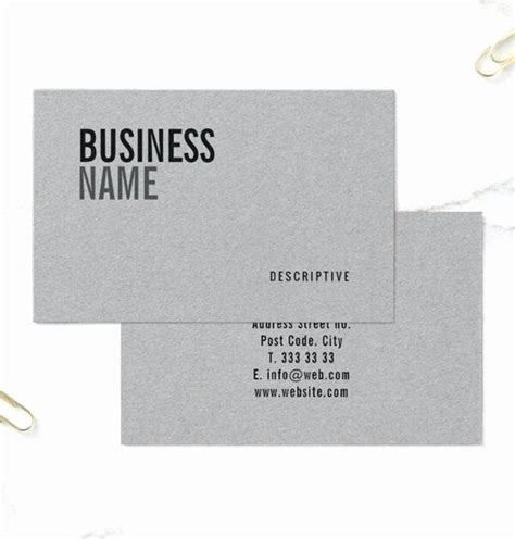 College Student Business Card Template