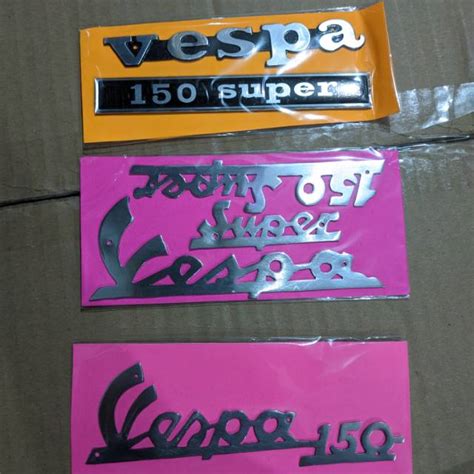 Jual Emblem Logo Motor Vespa Super Shopee Indonesia