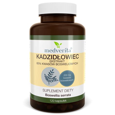 Kadzidłowiec Boswellia serrata 65 kwasów bosweliowych 120 kapsułek