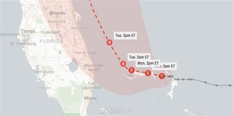 飓风多利安逼近美国东海岸 约770架周一航班被取消手机新浪网