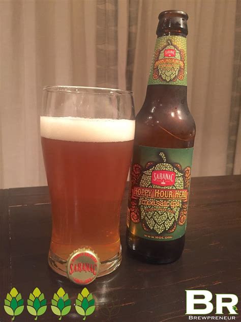 Beer Review Hoppy Hour Hero Saranac Brewing Company