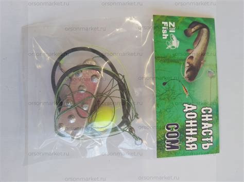 Снасть донная на сом