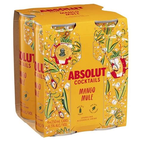 Big Barrel Online Liquor Store Nz Buy Absolut Vodka Mango Mule Pk