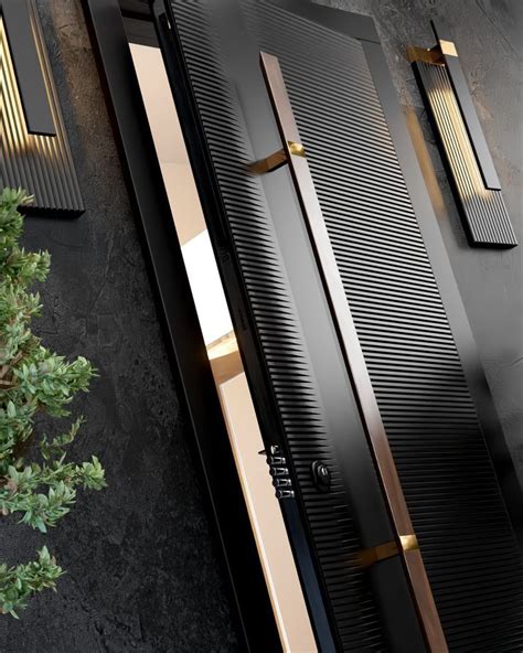 Входная дверь GRACE c электронной ручкой | Art deco door, Home theater ...