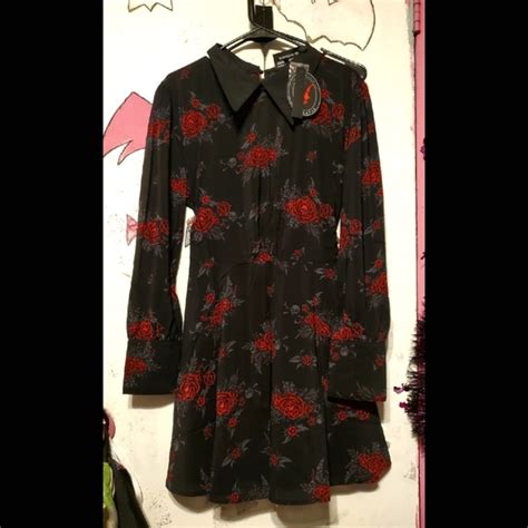 Killstar Dresses Killstar Pandoras Nightmare Gothic Rose Dress Hot Topic Dollskill Widow