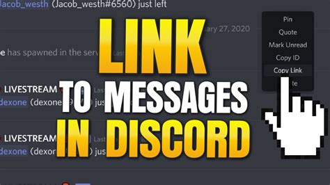 Copy Share Link Url To Discord Messages Posts Youtube