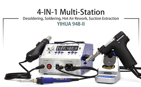 YIHUA 948 II Desoldering Station SMD Hot Air Rework Station Soldering