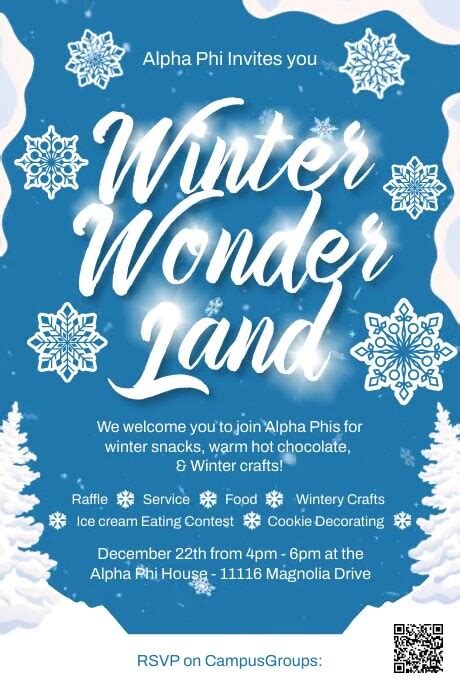 Winter Wonderland Invitation Template | PosterMyWall