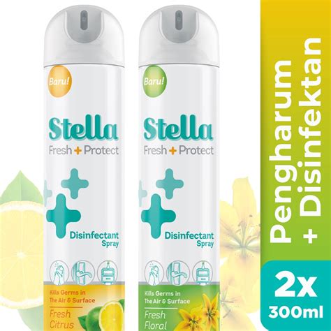 Jual Stella Fresh Protect Aerosol Fresh Floral 300 Ml Fresh Citrus