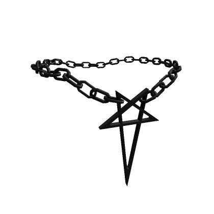 Black Pentagram Necklace [1.0]'s Code & Price - RblxTrade