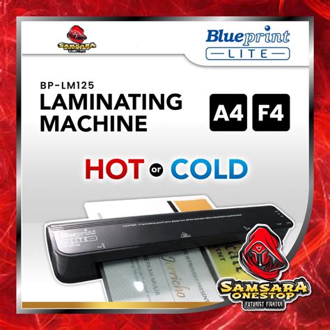 Jual Mesin Laminating BLUEPRINT LM Hot And Cold Laminating Machine A F Indonesia Shopee