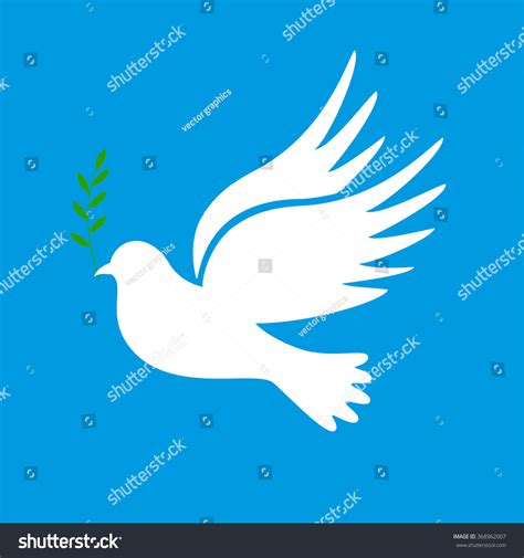 Dove Of Peace. Dove Of Peace Vector. Peace Dove, Symbol Of Peace ...