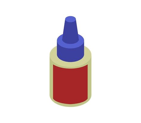 Premium Vector Isometric Glue