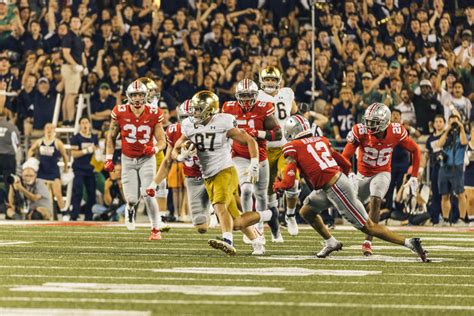 Notre Dame Drops Season Opener At Ohio State Notre Dame