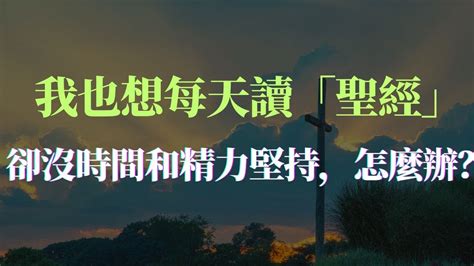 我也想每天讀「聖經」，可是生活不易，根本無法靜心，真的沒有時間和精力去堅持下去，怎麼辦？「撒種的比喻」、「稗子的比喻」與「芥菜種的比喻」（直播