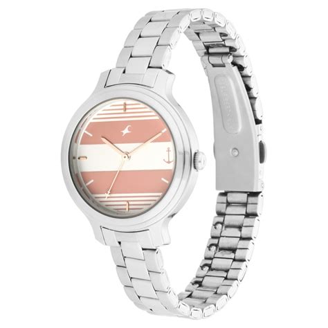 Buy Online Fastrack Tripster Quartz Analog Bicolour Dial Stainless