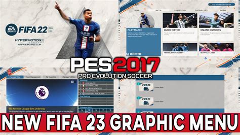 Pes New Graphic Menu Youtube