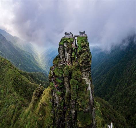 Two castles on the top of Fanjingshan mountain, China. : r/zombiefortress