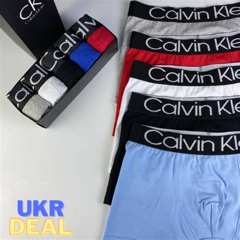 Мужской набор трусов Келвин Кляйн 5шт, Мужские качественные трусы ...