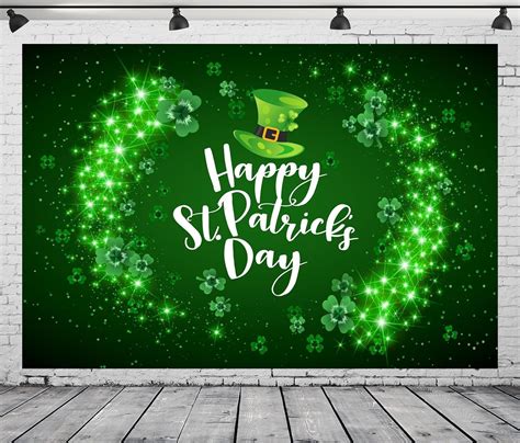 Amazon Corfoto X Ft Fabric Green Happy Saint Patrick S Day