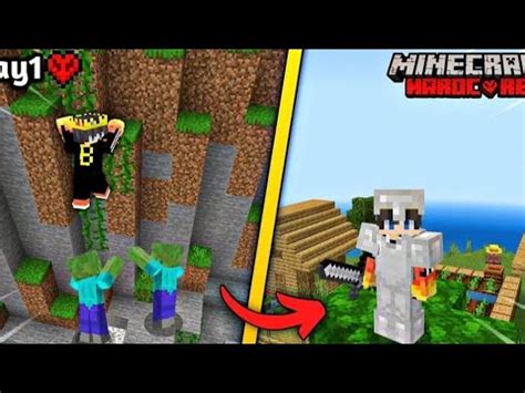 Minecraft PE Hardcore Series In Hindi OP Base Start Ep YouTube
