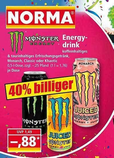 Monster Energy Drink Angebot Bei Norma