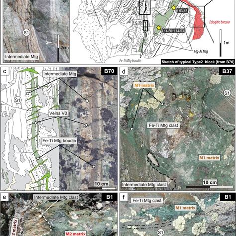 Eclogite‐facies brecciated blocks. A exposure of a typical ...