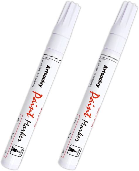 Pentel Permanent Marker White Fine Point 1 Pack 100w S