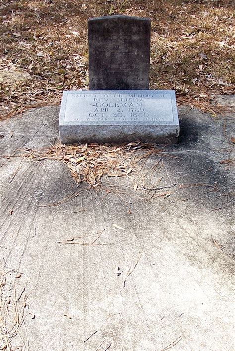 Rev Elisha Coleman Find A Grave Memorial