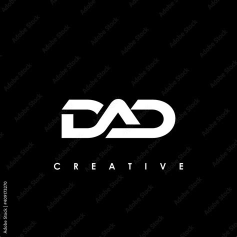 DAD Letter Initial Logo Design Template Vector Illustration Stock ...