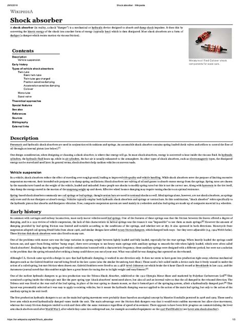 Shock Absorber | PDF | Transport Economics | Motor Vehicle