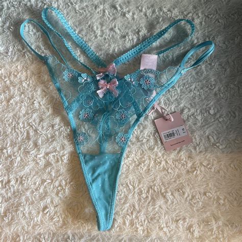 Boux Avenue Embroidered Lace Lingerie Set In Pink Depop