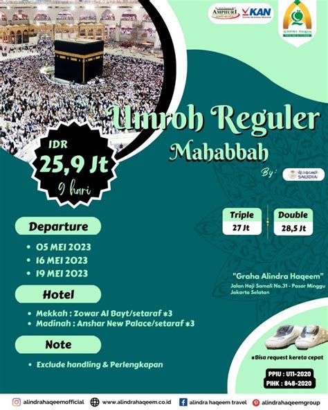 Paket Umroh Akhir Ramadhan 2024 Itikaf Murah Promo