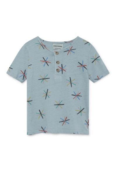 Bobo Choses Dandelion Buttons Short Sleeve T Shirt