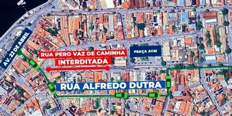 Avenida Pero Vaz De Caminha - Prefeitura inicia obras na av. Pero Vaz de Caminha; trânsito tem ...