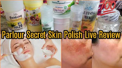 Parlour Secret Whitening Skin Polish How To Do Skin Polish At Home Skin Polishing Karne Ka