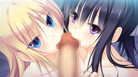 Rule 34 Aimai Renai Bed Black Hair Blonde Hair Blue Eyes Blush