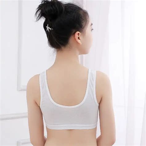 Doomiva Puberty Growing Teenage Young Girls Padded Cotton Sports Bras