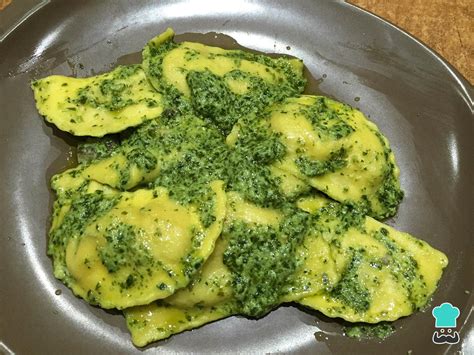 Pasta Rellena Al Pesto