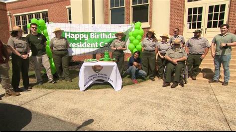 Jimmy Carter celebrates 99th birthday in Plains, Georgia