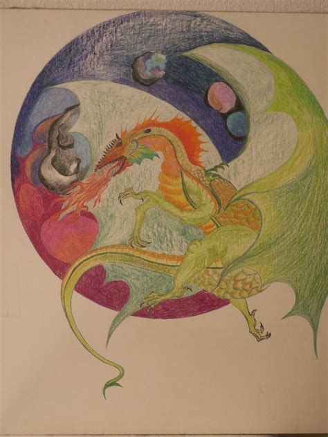 dragon (colored Pencil) | Artwork, Art, Painting