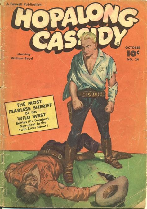 Hopalong Cassidy October 1948 No 24 Fawcett Publications Stan Musial Ad Ebay