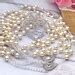 Non Catholic Swarovski Crystal Pearls Wedding Lasso Cream Etsy