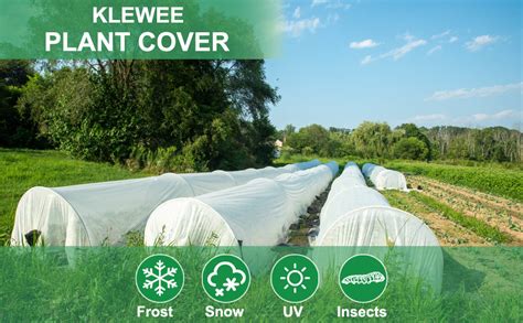 Klewee Plant Covers Freeze Protection 10 X 50 Ft 105 Oz