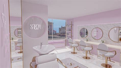 Salon Interior Design: Pink Scheme