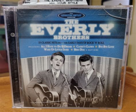 The Everly Brothers Essential Artist Collection Cd Bye Bye Love Wake Up