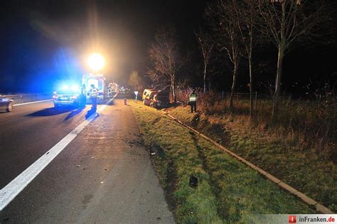 T Dlicher Unfall Auf Der A Bei Eggolsheim Bildergalerie