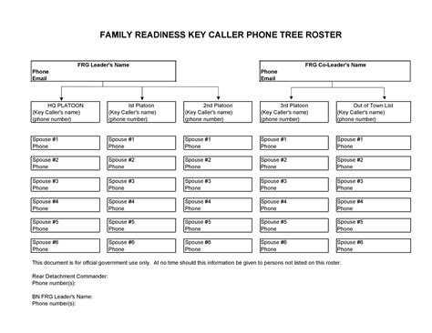 50 Free Phone Tree Templates (MS Word & Excel) ᐅ TemplateLab